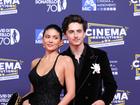  Timothee Chalamet and Kylie Jenner attend the photocall during the 70th David Di Donatello at Cinecitta Studios on May 07, 2025 in Rome, Italy.