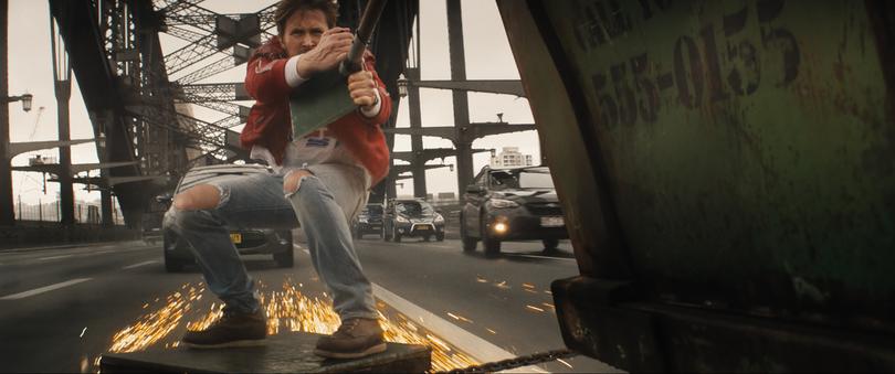 The Fall Guy shot scenes on the Sydney Harbour Bridge.
