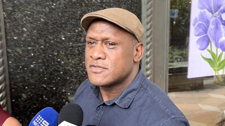 Wendell Sailor must wait until February to defend himself against charges, including two of assault. (Duncan Murray/AAP PHOTOS)
