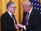 No word from Keir Starmer as to whether Britain is the subject of Donald Trump's latest trade post. (AP PHOTO)