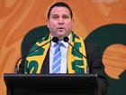Football Australia boss James Johnson has told staff he is quitting. (James Ross/AAP PHOTOS)