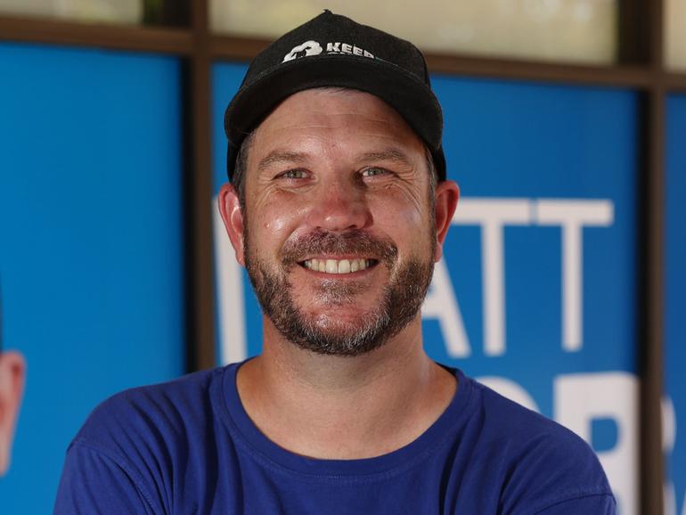 Federal Liberal candidate for the seat of Bullwinkel Matt Moran.