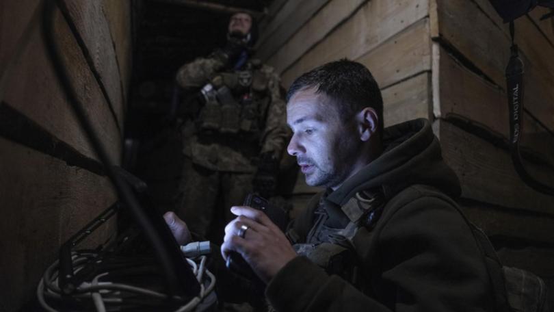Ukrainian soldiers say their drones have stopped Russian forces advancing in the country's east.