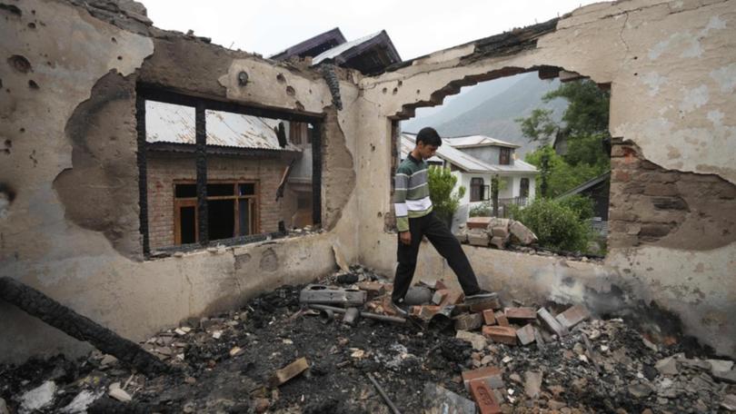 India's army says it struck "terrorist infrastructure" sites in Pakistan after an attack in Kashmir. (AP PHOTO)
