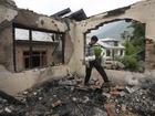 India's army says it struck "terrorist infrastructure" sites in Pakistan after an attack in Kashmir. (AP PHOTO)