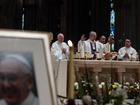 Robert Prevost's selection as pontiff to replace Pope Francis has been welcomed in Australia. (Diego Fedele/AAP PHOTOS)