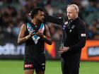 Ken Hinkley said Port was doing everything it could to support Willie Rioli.