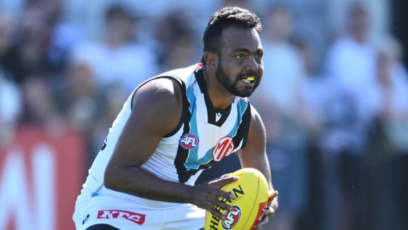 Power coach Ken Hinkley has accepted the AFL's ban and his club's stance on Willie Rioli.