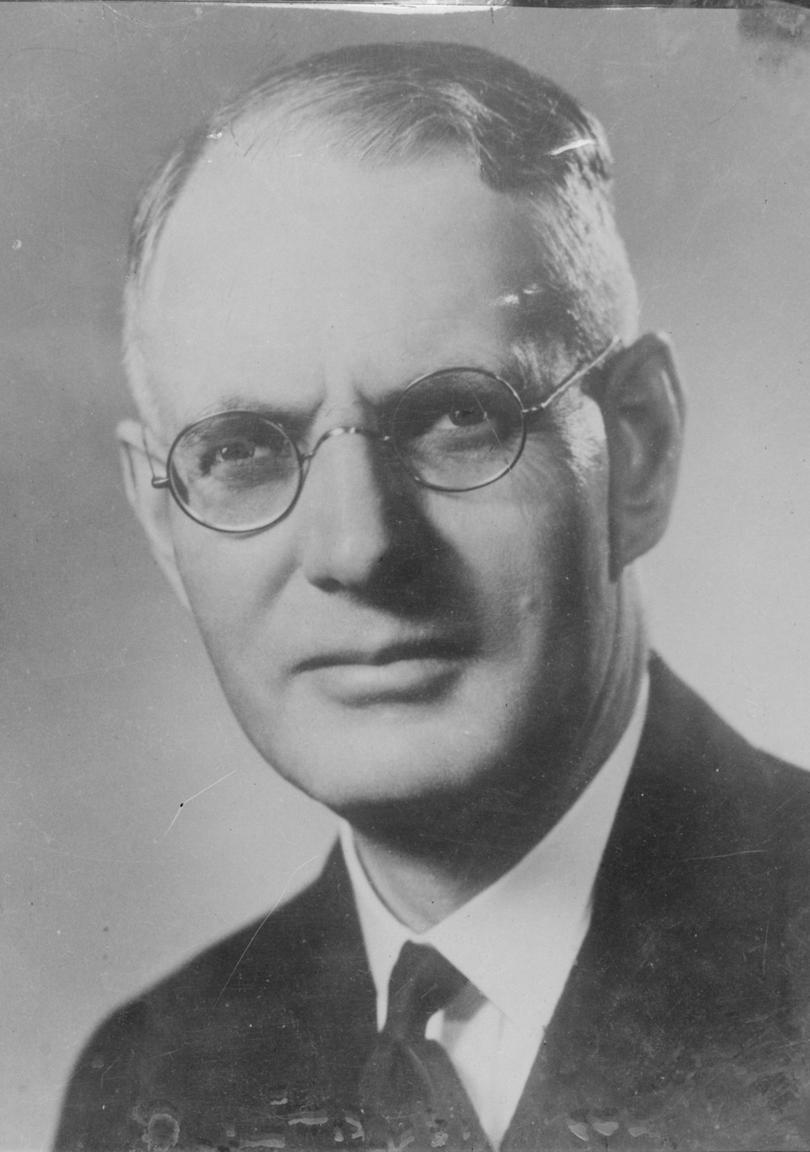 John Curtin, wartime prime minister.