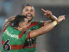 Latrell Mitchell has led Souths to an incredible win over the Broncos.