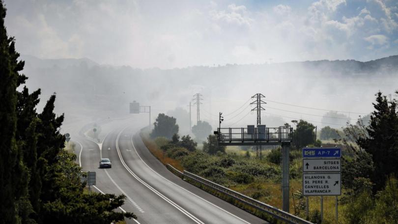 A toxic cloud caused by a fire at a chemical factory sparked orders for people to stay indoors.