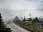A toxic cloud caused by a fire at a chemical factory sparked orders for people to stay indoors.