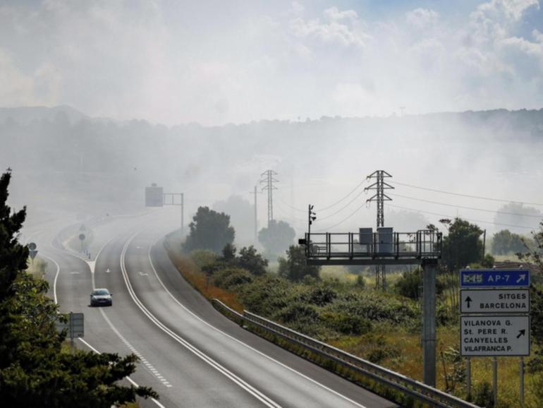 A toxic cloud caused by a fire at a chemical factory sparked orders for people to stay indoors.