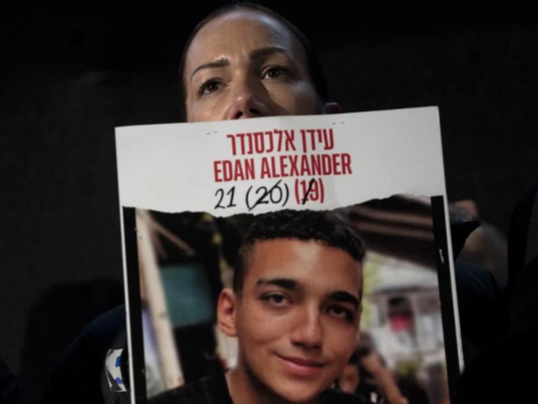 Yael Alexander hopes to be reunited with her son, Edan, who was taken hostage by Hamas militants.
