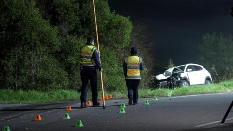 A woman has died and five others were injured in a horror Mother’s Day crash.