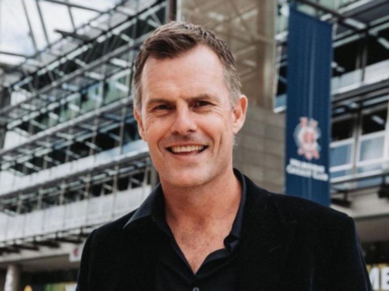 Luke Darcy has revealed that calling games involving his son played a part in his departure from the media. 