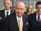 Alan Jones, 84, has indicated he will plead not guilty to 35 historical indecency offences. (Mick Tsikas/AAP PHOTOS)