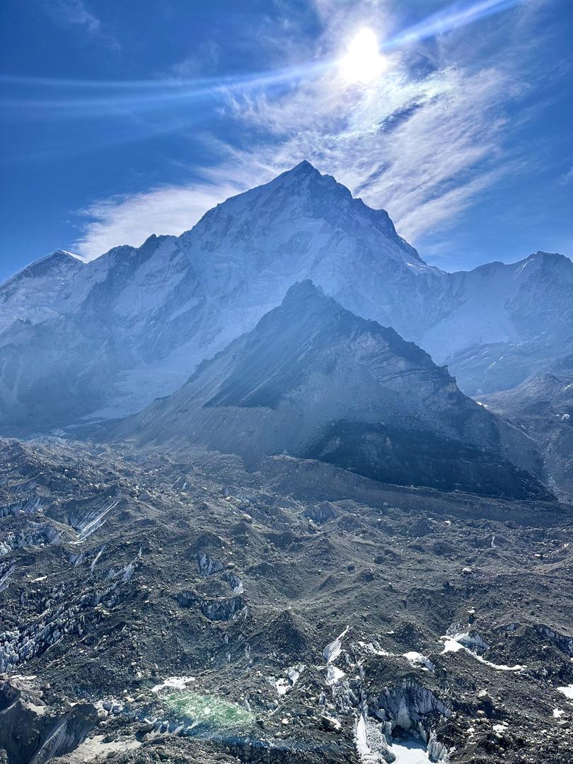 Panoramic views of majestic mountains are a common sight on the 11-day hike to and from Everest Base Camp.