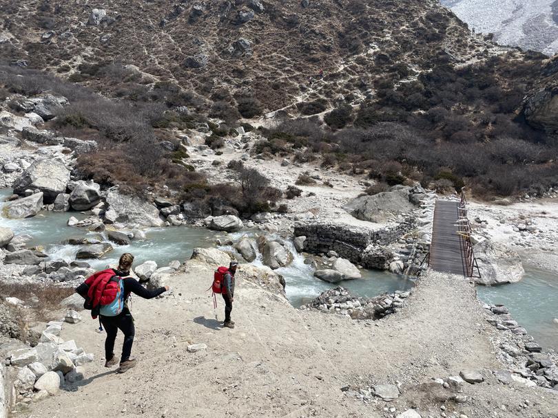 On the route to Everest Base Camp.