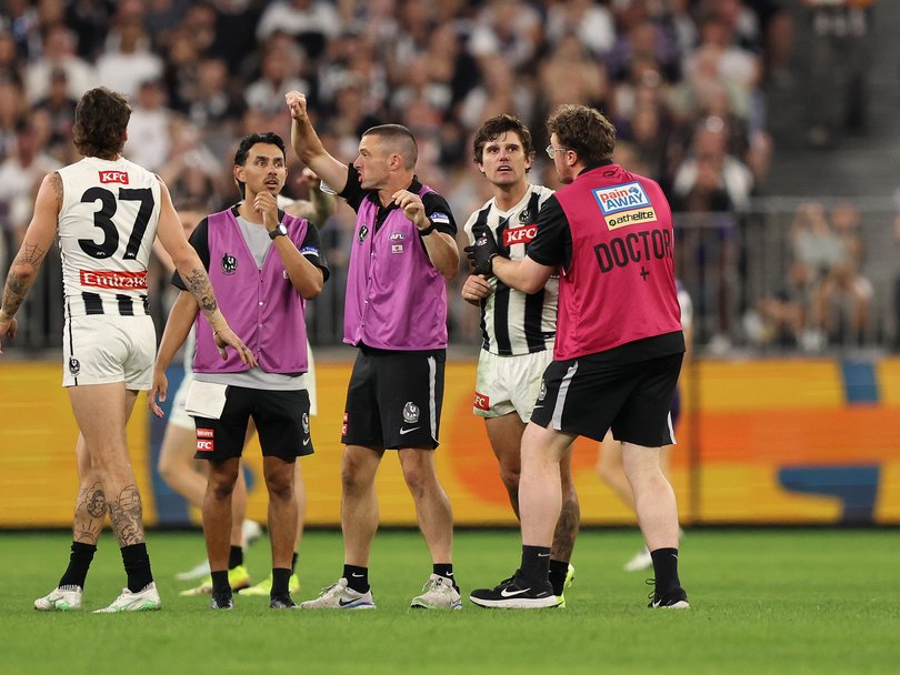 Umpires claimed they had no knowledge Schultz was concussed.