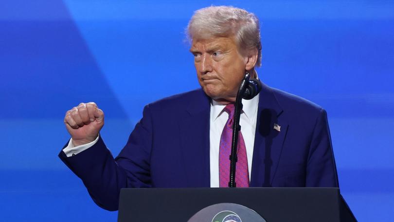 President Donald Trump says he will cease all US sanctions on Syria.
