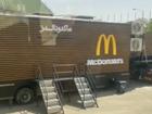 A McDonald's food truck was spotted in Riyadh, Saudi Arabia during US President Donald Trump's visit.