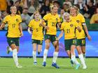 Ellie Carpenter (r) will not play against Argentina later this month.