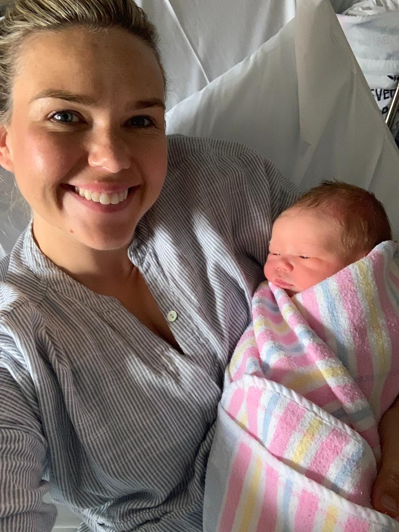 Edwina and her first born, Molly.