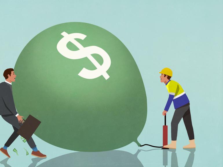 Pay rises of 3.4 per cent across the board are a boon for workers, but with productivity going backwards business is taking a hit. 