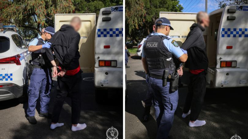 The man was spotted slumped in a car with the engine running for an hour.