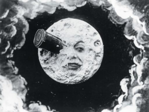 A Trip to the Moon by director Georges Melies.