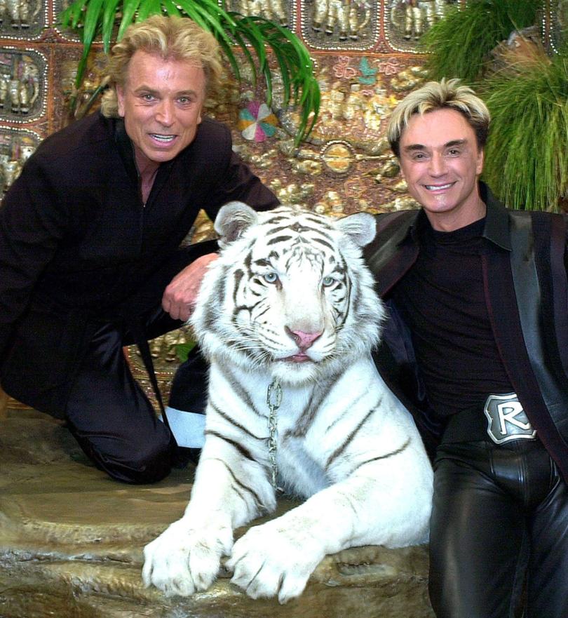 Siegfried and Roy worked in Las Vegas for four decades.