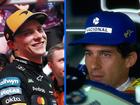 Oscar Piastri and Ayrton Senna.