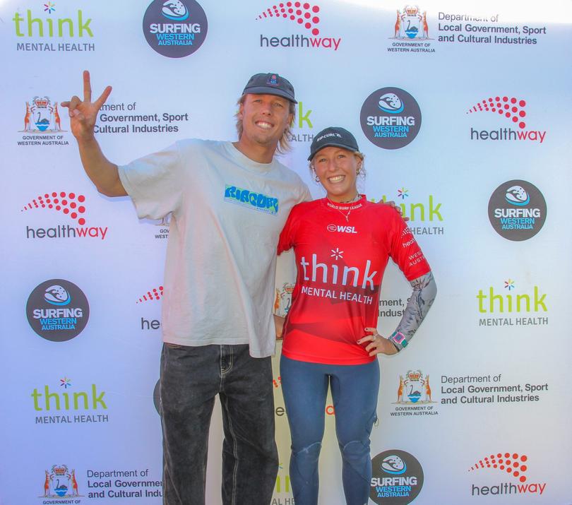 WA Trials winners Jacob Willcox and Willow Hardy. Picture: Supplied