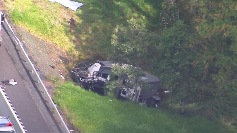 One person was rushed to hospital in a critical condition from the crash near Roys Rd.