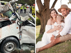 Mark Peebles was on his way to work when his ute smashed into a power pole.
