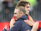Simon Goodwin remains in close contact with Luke Jackson. 
