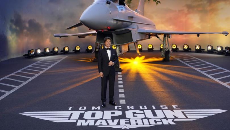 Where to next for the Top Gun franchise? Tom Cruise is working on a plan. (AP PHOTO)