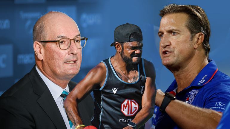 David Koch, Willie Rioli and Luke Beveridge.