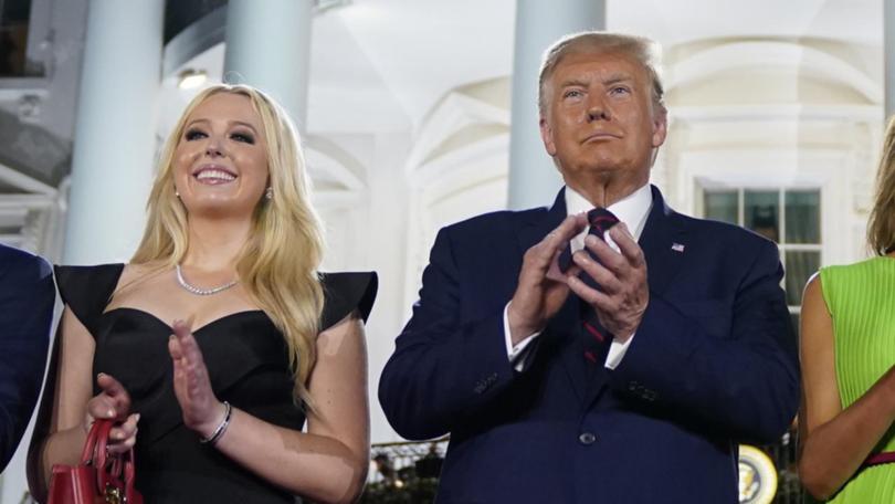 Tiffany Trump has given birth to her first child, the 11th grandchild for her father Donald Trump. 