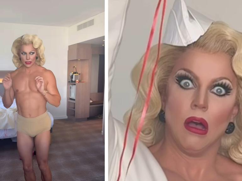 Courtney Act has revealed she suffered a wardrobe 'disaster' at Eurovision.