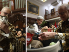 Anthony Albanese fed the Indonesian president’s cat during a formal dinner in Jakarta.