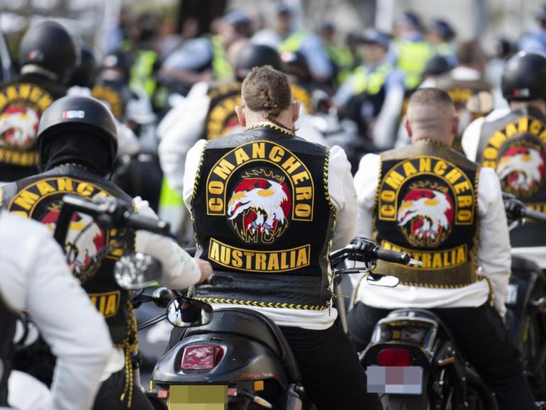 A senior member of the Comanchero bikie gang was dumped outside a hospital in Perth&#8217;s south with gun shot wounds and burns. NewsWire / Martin Ollman