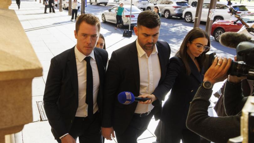Olympic cyclist Rohan Dennis (left) was in court to hear his fate.