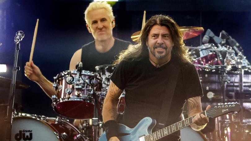 Josh Fresse (rear) has been fired from the Foo Fighters.