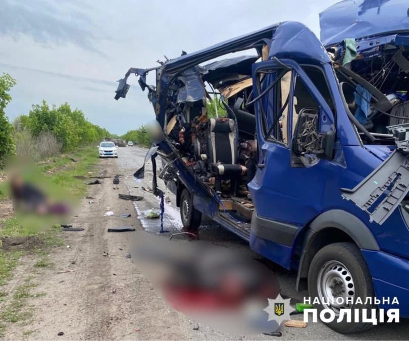 A Russian airstrike has killed at least eight people in Ukraine.