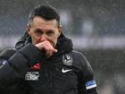 Collingwood coach Craig McRae was overcome with emotion over the death of Adam Selwood.