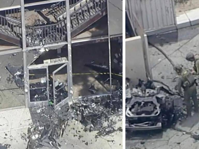 The FBI is investigating if an explosion at a Palm Springs IVF clinic was 'international or domestic terrorism'.