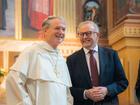 Anthony Albanese and Archbishop Anthony Fisher.
