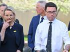 Sussan Ley and David Littleproud continue to hammer out a coalition power-sharing agreement. (Mick Tsikas/AAP PHOTOS)